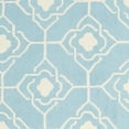 thumbnail image 5 of SAFAVIEH Four Seasons Delbert Trellis Polyester Area Rug, Light Blue/Ivory, 5' x 8', 5 of 6
