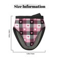 thumbnail image 3 of Pofeuu Heart Plaid Print Thickened Mini Silicone Oven Mitts Heat Resistant, Rubber Oven Mitt Gloves, Finger Pinch Grips, Pot Holder, Silicone Potholder, 3 of 7