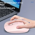 thumbnail image 5 of Latrodar 2.4G Wireless Mute Bluetooth Mouse Laptop Office Business Mouse Non-Toxic Pink 4.8x3.2 Inch Home Gadgets, 5 of 5
