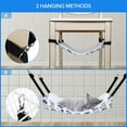 thumbnail image 5 of Hamac Réversible pour Chat, Hamac Cage Respirant pour Animal de Compagnie, Lit Hamac Suspendu Double Face pour Chats, Furets, Chiots, Autres Petits Animaux, 5 of 5