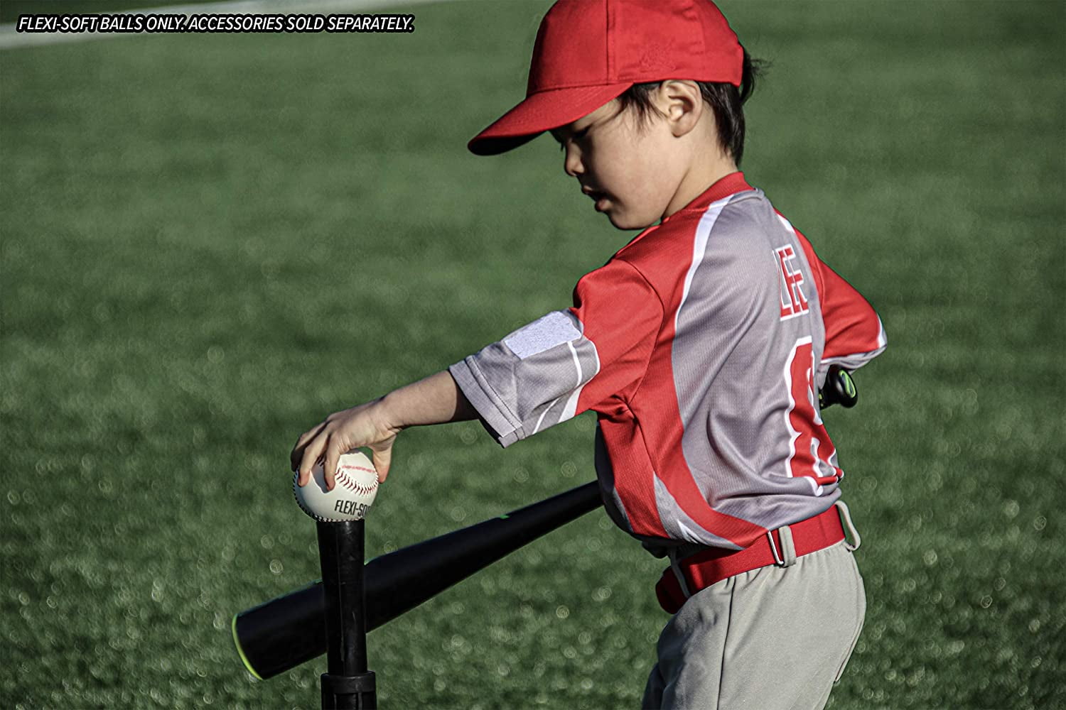 PowerNet Flexi-Soft Baseball Bundle, Padded Baseball Bucket with 24 Practice Baseballs, Portable Baseball Pitching & Batting Practice Equipment Soft Balls