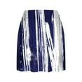 thumbnail image 6 of LEBONYARD Women's Stylish Flared Yoga Skirt with Shorts,Women's Summer Gradient Print Pleated Tennis Skirts Stretchy Yoga Fake Two Piece Shorts Skirt Blue XXL, 6 of 7