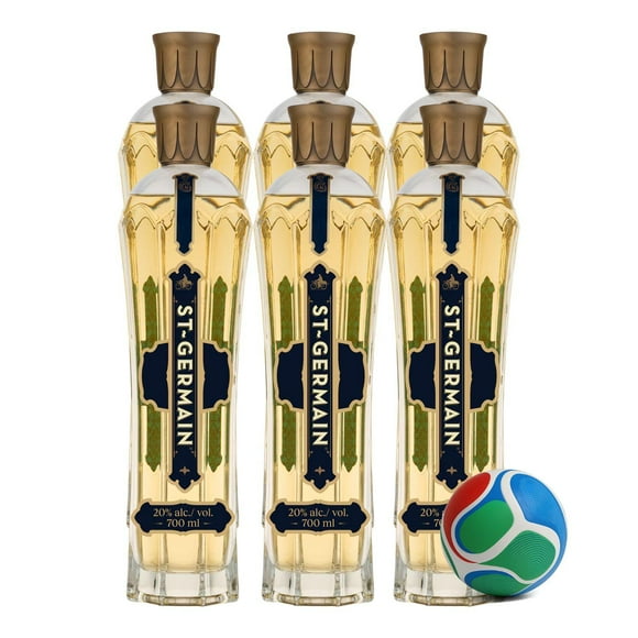 6 Licor St Germain 750 ml + Balón Mini