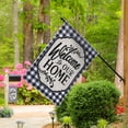 thumbnail image 2 of Evergreen Classic Welcome Home House Applique Flag- 28 x 44 Inches Outdoor Decor, 2 of 2