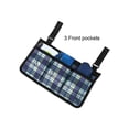 thumbnail image 3 of Bolsa lateral impermeable para silla de ruedas eléctrica universal con bolsillos (negro), 3 of 5