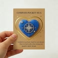 thumbnail image 7 of 2026 New Year Pocket Hug Keepsake, Compass Pocket Hug New Year Keepsake - 3.5x4.5in Resin Heart Memorial, Inspiring Gift for Friends & Family (B,1PC), 7 of 7