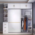 thumbnail image 2 of Detachable European Wardrobe Organizers Summer Multifunction Storage Wardrobe Drawer Wooden Schrank Kleidung Salon Furniture My Lux Decor Round, 2 of 34
