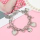 thumbnail image 2 of Sanrio-Accesorios de pulsera Kawaii Hello Kitty, dijes de Metal de dibujos animados, joyería Linda Y2k, regalos dulces para niñas, 2 of 4