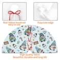 thumbnail image 4 of Sikiie Winter Wonderland Light Blue 30-48 inches {designName} Print Christmas Tree Skirt Snowman Xmas Tree Skirt with Edge Christmas Decorations for Holiday Party-30", 4 of 7