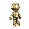 thumbnail image 4 of WHAMVOX Brass Robot Statue Figurine Golden 1Set 1.02x0.91x1.65in, 4 of 8