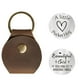 thumbnail image 1 of Moneda de oración de acero inoxidable | Ficha grabada para apoyo emocional | Regalo de recuerdo para familiares y amigos | Ficha de bolsillo con estuche de cuero, 1 of 2