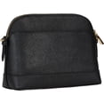thumbnail image 6 of Michael Kors Women's Large Saffiano Leather Dome Crossbody Bag - Black, 6 of 12
