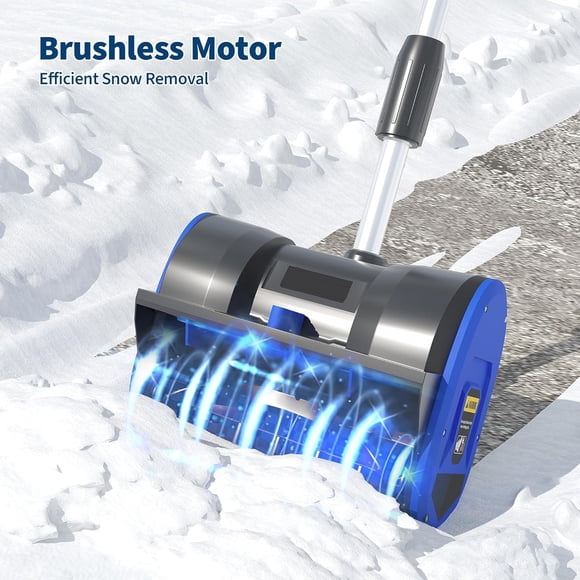 Ourlova 12" Cordless Snow Blower, Compact Snow Shovel for Driveway with 16.5 FT Throwing Distance, Includes 20V 1×4.0Ah Battery & Quick Charger
