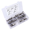thumbnail image 4 of Abrazaderas para correas de tuberías clip de tensión para correas de tubos de sujeción fuerte 80 piezas/juego resistencia al desgaste de acero inoxidable para tuberías ANGGREK Otros, 4 of 8