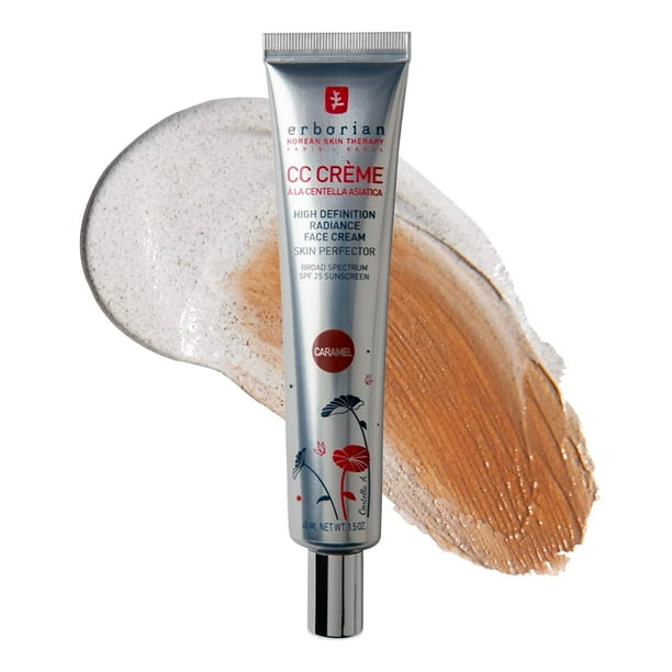 Crema correctora de color Erborian CC Cream Cica Caramel, 45 ml, SPF25