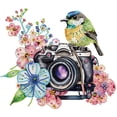 thumbnail image 1 of Pintura de diamante 5D DIY Kit de taladro Hugtrwg forma especial parcial Cámara Bird WQ063, 1 of 9