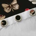 thumbnail image 4 of Homewish Boho Plant Mushrooms Kitchen Curtains,Floral Butterflies Dragonflies Black Out Curtains Pack of 2 (42x63 Each), 4 of 6