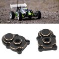 thumbnail image 4 of RC Front Rear Axle Door Gear Cover, Stable Lowering Gravity Center RC Steering Knuckle Cover Brass Wear Resistant 2PCS  For 1/24 Climbing Car, 4 of 8