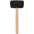 thumbnail image 3 of Performance Tool 1466 Durable Hard Rubber Head Mallet with Ergonomic Wood Handle for Woodworking, Construction and DIY Projects, 3 of 7