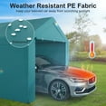 thumbnail image 3 of GOJOOASIS 10x20 Heavy Duty Carports Portable Garage Car Canopy Tent Outdoor Shelter,Green, 3 of 8