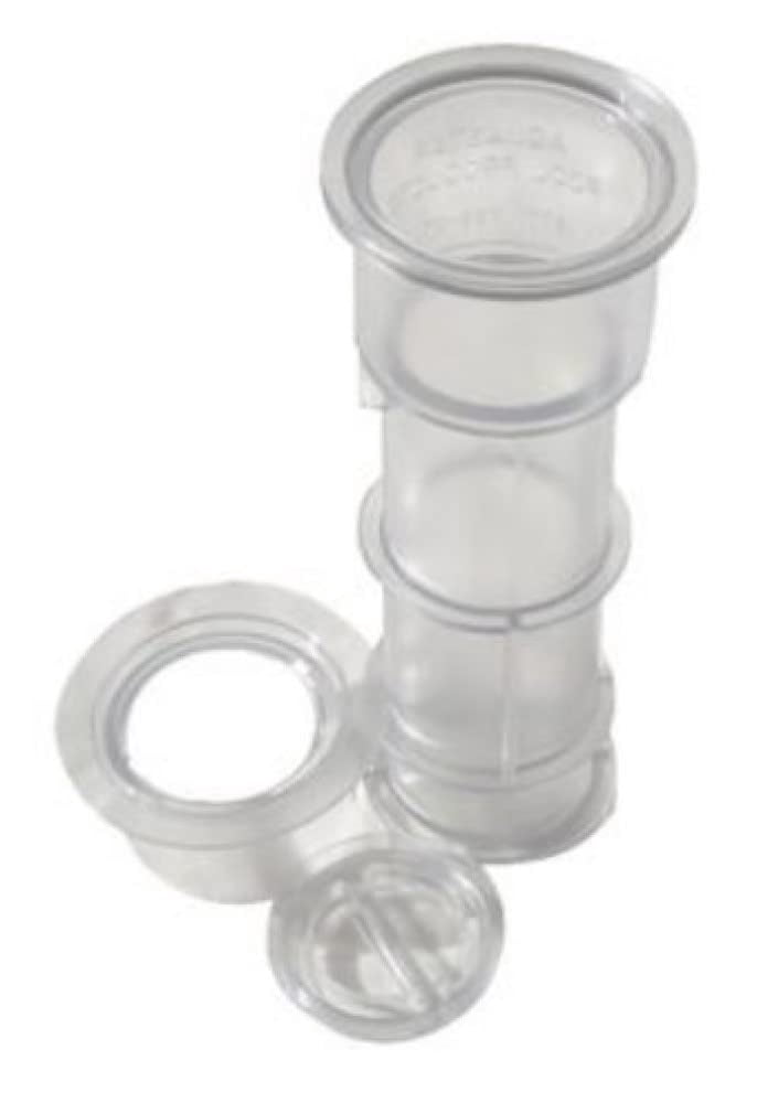 AquaStar US100 7-1/2" Umbrella Stand with Sleeve and Center Cap, Clear