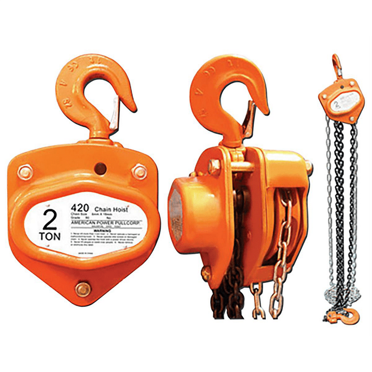 American Gage 2 Ton Chain Hoist - Walmart.com