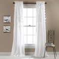 thumbnail image 3 of Lush Decor Avery Window Curtain White Set 54x84, 3 of 6