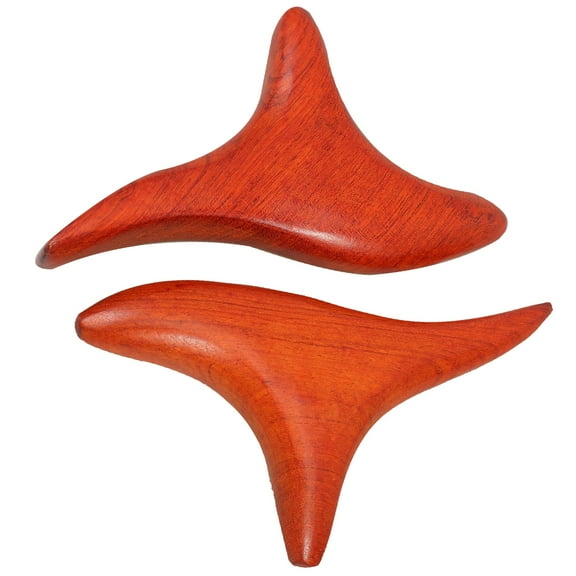 Beaupretty Wood Massage Rod Muscle Relief Wooden 2pcs