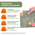 thumbnail image 2 of Vitanergy Women's Multivitamin Gummies D3 & K2, Energy, Metabolism & Heart Support, 60 Count, 2 of 9