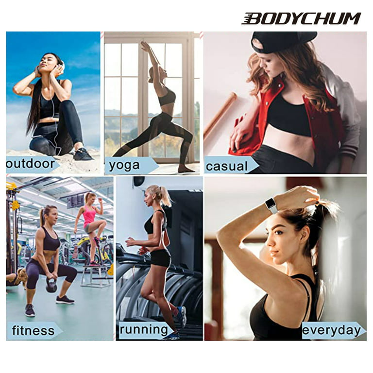 Bodychum Racerback Sports Bra Cross Back Yoga Bra for Women Comfortable  Sexy Bra for Daily Gym Fitness Workout Black 