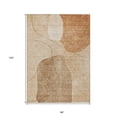thumbnail image 3 of 8' X 10' Orange Copper And Terra Cotta Abstract Washable Indoor Outdoor Area Rug, 3 of 5
