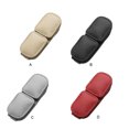 thumbnail image 4 of Riwesomey Clip de cuero para gafas de sol para automoción, organizador de Color sólido frontal, Clips de soporte interno de moda, accesorios Kits de molduras para tableros de automóviles Negro Riwesomey VI016553-02, 4 of 6