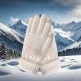 thumbnail image 5 of Women's Winter Touch Screen Gloves - Cold Weather Warm Lined Knit Gloves with Elastic for Texting & Outdoor Activities, 5 of 5