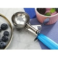 thumbnail image 3 of 2 Ounce Portion Scoop 1 Trigger Release Cookie Scoop - With Blue Handle Stainless Steel Disher For Portion Control Scoop Cookie Dough Cupcake Batter Or Ice Cream 2 PCS, 3 of 6