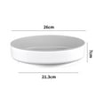 thumbnail image 3 of Organizador de almacenamiento giratorio multifuncional para cocina y baño. Blanco independiente, 3 of 8