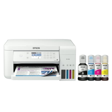 Epson EcoTank ET-3710 Wireless Color All-in-One Cartridge-Free Supertank Printer with Scanner, Copier and Ethernet