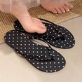 thumbnail image 2 of Narveanno Slim Flip Flops for Women, Ladies Shower Slippers Flat Sandals for Summer Bathroom Beach Pool, Lightweight Basic Thongs Rubber Soft Slide Slip-on Shoes Black 8.5, 2 of 6