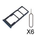 thumbnail image 1 of 6xDual + Soporte Bandeja Tarjeta Memoria Para 2018 A920 Azul, 1 of 8