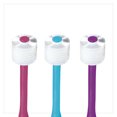 thumbnail image 3 of Brilliant Special Soft Toothbrush -for Cancer and Chemo Patients with Compromised Oral Health, Sensory Processing Disorder, Autism, and Other Special Oral Care Needs, Raspberry-Teal-Violet, 3 Count, 3 of 8