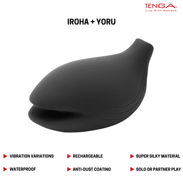 Iroha  Renewal Yoru Female Waterproof Vibrator w/Charger