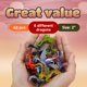 thumbnail image 2 of Dragon Toys - Juego de 24 piezas de dragón en la caja - Figura de dragón para regalos de fiesta - Premios de aula Rellenos de piñata - Suministros para bolsas de regalos de juguete de dragón - Regalos, 2 of 5