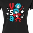 thumbnail image 3 of Dr. Seuss - USA Things - Juniors Fitted Graphic T-Shirt, 3 of 6