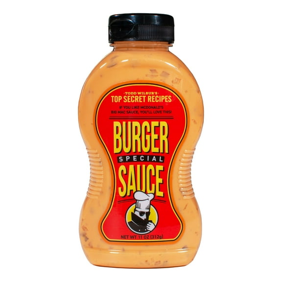 Top Secret Recipes Burger Special Sauce (like Big Mac Sauce) - for Burgers, Sandwiches & Wraps - New 11 oz Bottle