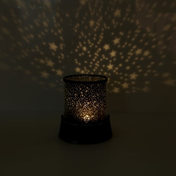 Lámpara de LED Con Patrón de Estrellas, Luz de Noche Románica para Niños, Patrón de Animales opcional