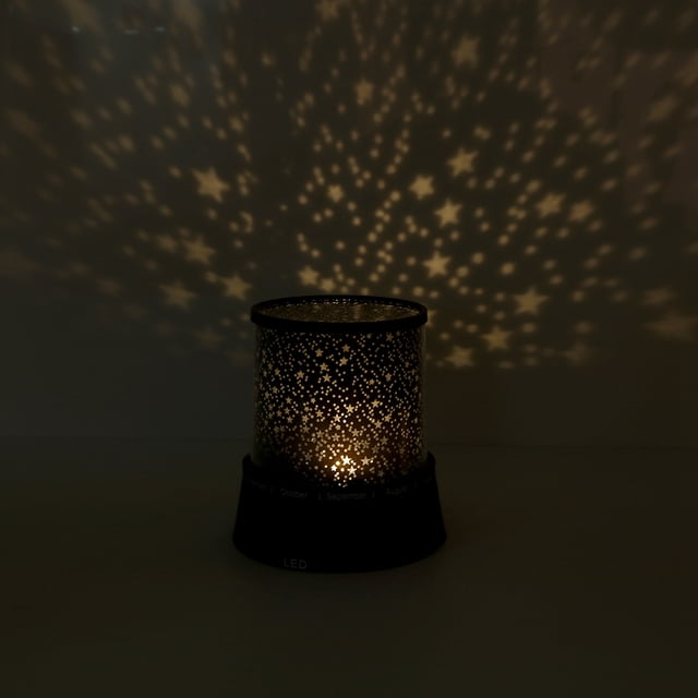 Lámpara de LED Con Patrón de Estrellas, Luz de Noche Románica para Niños, Patrón de Animales opcional