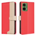 thumbnail image 5 of Premium RFID Blocking Wallet Case for Motorola Moto G35 5G with 3 Card Slots & Stand Red, 5 of 5