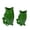 Green, variant on Zeckos Blue Ceramic Fish Decorative Vases Set of 2 Glossy Coastal Tabletop Accent