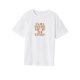 thumbnail image 3 of Camiseta de mujer Verano Trajes femeninos Camiseta de cuello redondo para ir de compras Trabajo Viajar Blanco, 3 of 7