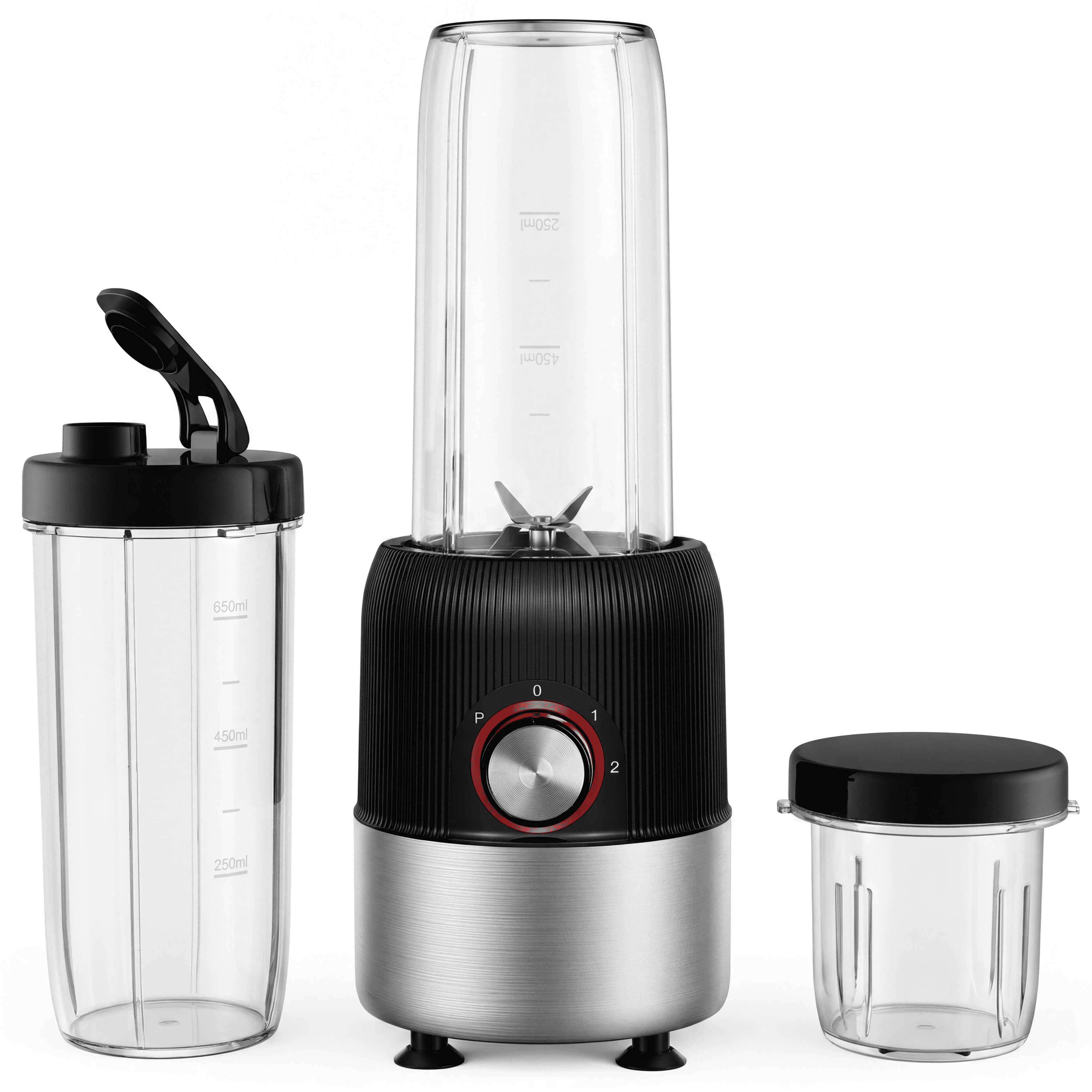 Suodoka 2-in-1 Multipurpose Blenders for Smoothies with 22oz No-BPA Portable Bottle, Coffee/Spices Jar Bottle for Grinder, New