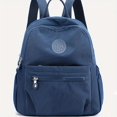 thumbnail image 2 of Simple Large Capacity Backpack, Nylon Durable Lightweight School Backpack, Waterproof Travel Commuter Bag, 2 of 5
